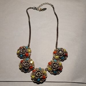 Jules C Rhinestone Necklace